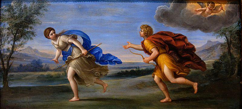 Francesco Albani Apollo and Daphne oil painting picture